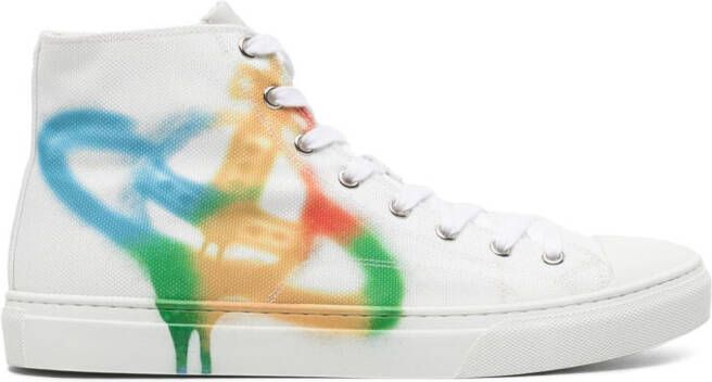Vivienne Westwood Plimsoll high-top sneakers White
