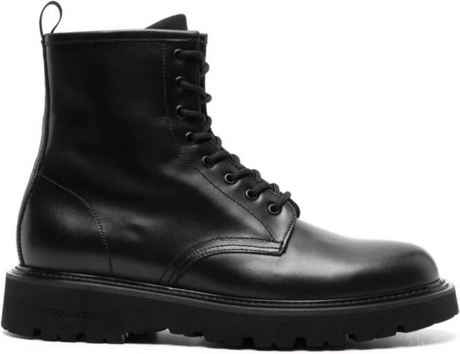 Woolrich New City leather boots Black