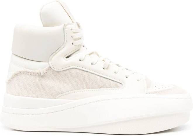 Y-3 Centennial contrast-panel sneakers Neutrals