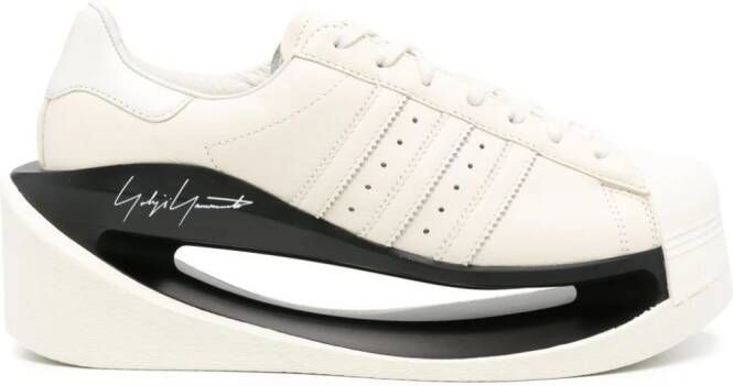 Y-3 Gendo Superstar leather sneakers Neutrals