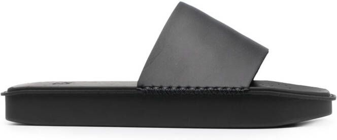 Y-3 stud-detail slides Black