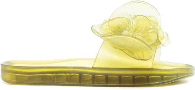 Y Project x Melissa floral slides Green