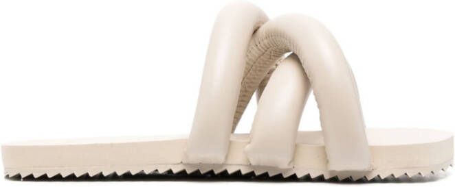 YUME Tyre crossover-strap slides Neutrals