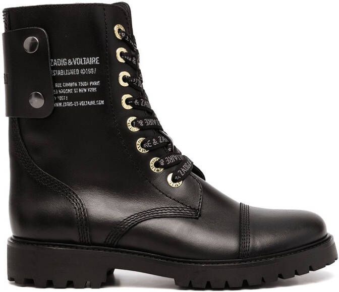 Zadig&Voltaire Joe combat boots Black