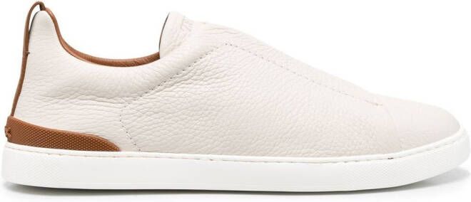 Zegna Triple Stitch low-top sneakers Neutrals