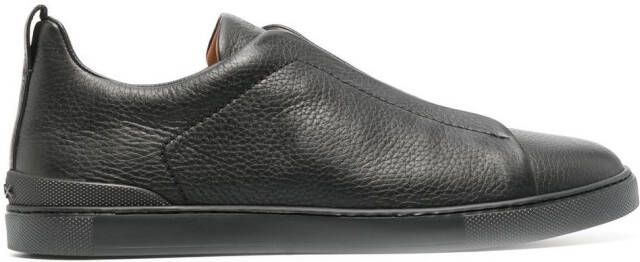 Zegna Triple Stitch low-top sneakers Black