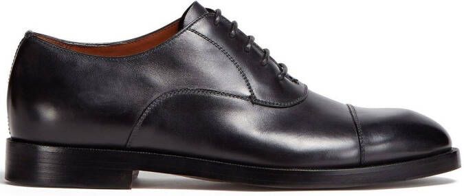 Zegna Torino leather oxford shoes Black
