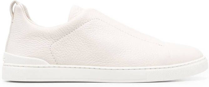 Zegna Triple Stitch low-top sneakers Neutrals