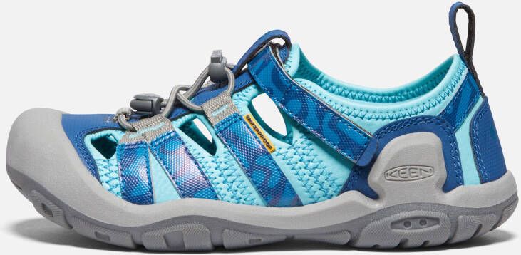 Keen Big Kids' Knotch Creek Sandals Size 5 In Fjord Blue Ipanema