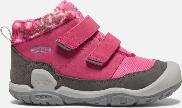 Keen Big Kids' Knotch Double Strap Chukka Shoes Size 6 In Fruit Dove Black