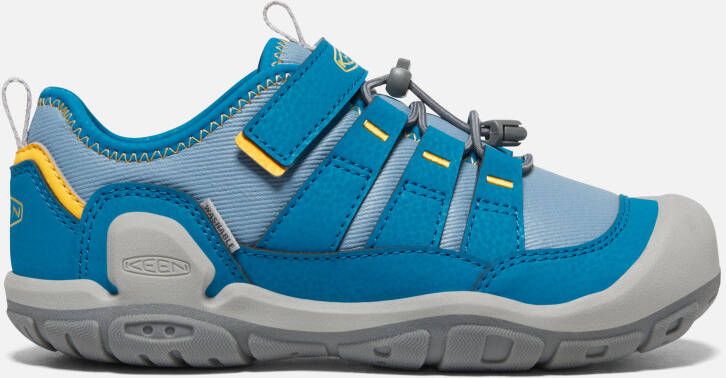 Keen Big Kids' Knotch Hollow Sneaker Shoes Size 7 In Blue Shadow Mykonos Blue