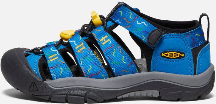 Keen Big Kids' Newport H2 Sandals Size 3 In Austern Black