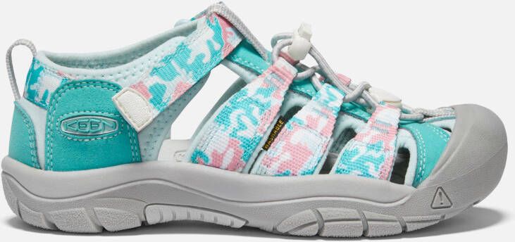 Keen Big Kids' Newport H2 Sandals Size 7 In Camo Pink Icing