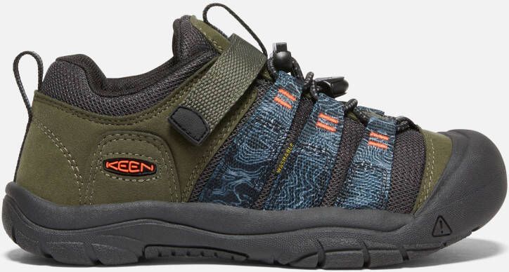 Keen Big Kids' Newport H2Sho Shoes Size 1 In Forest Night Magnet