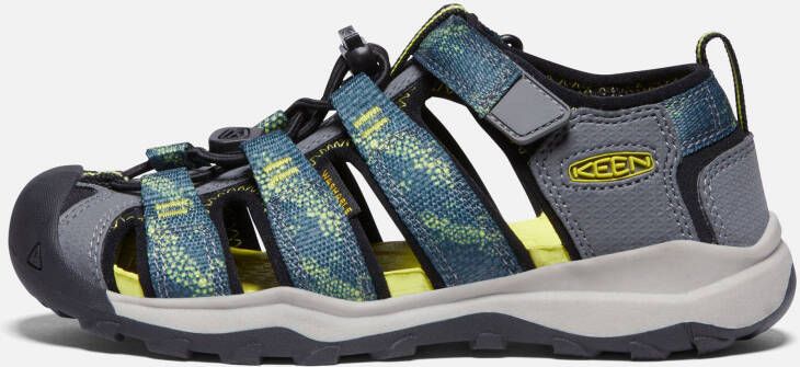 Keen Big Kids' Newport Neo H2 Sandals Size 2 In Sea Moss Steel Grey