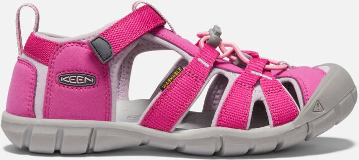 Keen Big Kids' Seacamp II CNX Sandals Size 5 In Very Berry Dawn Pink