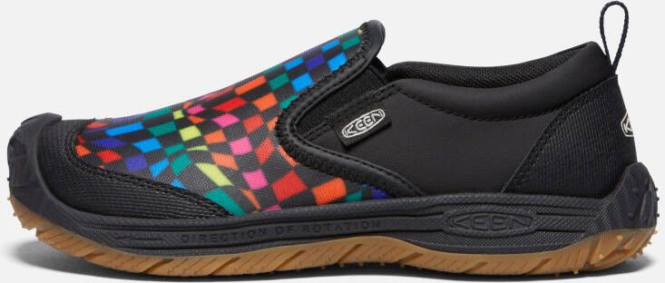 Keen Big Kids' Speed Hound Slip-On Shoes Size 4 In Black Multi