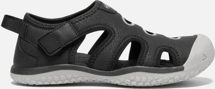 Keen Big Kids' Stingray Sandals Shoes Size 2 In Black Drizzle