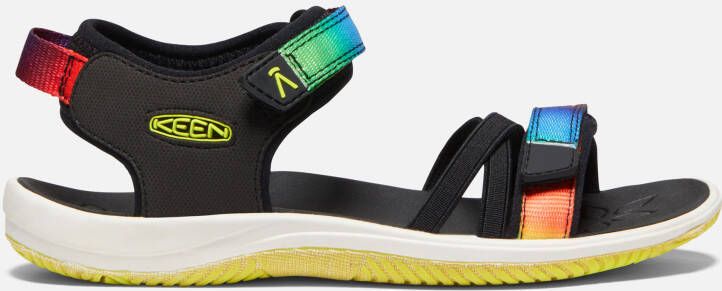 Keen Big Kids' Verano Sandals Size 1 In Black Original Tie Dye