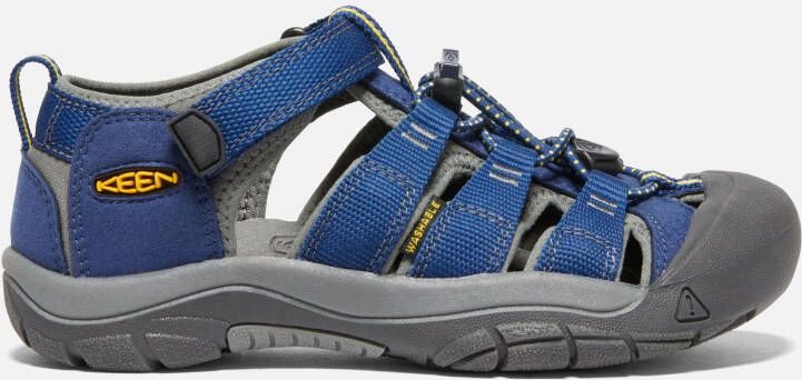 Keen Big Kids' Water Shoes Newport H2 Sandals 1 Blue Depths Gargoyle