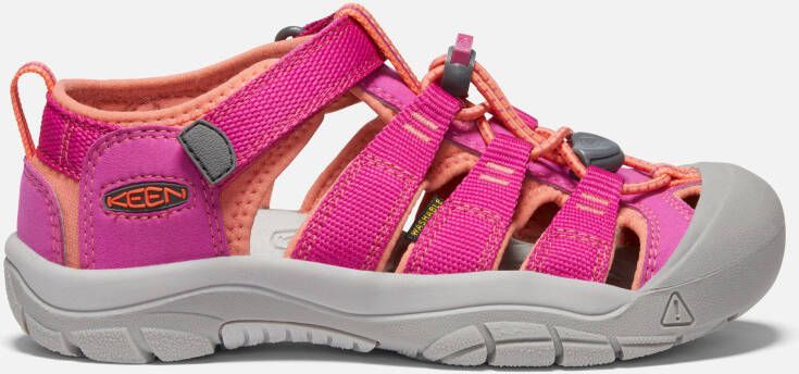 Keen Big Kids' Water Shoes Newport H2 Sandals 4 Very Berry Fusion Coral