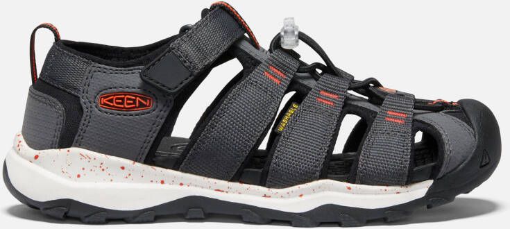 Keen Big Kids' Water Shoes Newport Neo H2 Sandals 7 Magnet Spicy Orange