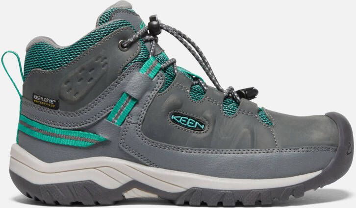 Keen Big Kids Waterproof' Targhee Waterproof Boot Shoes Size 6 In Steel Grey Porcelain