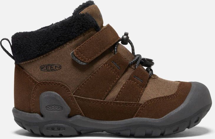 Keen Little Kids' Knotch Chukka Shoes Size 11 In Dark Earth Black