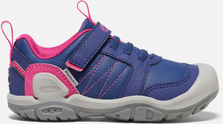 Keen Little Kids' Knotch Peak Sneaker Shoes Size 11 In Blue Depths Pink Peacock