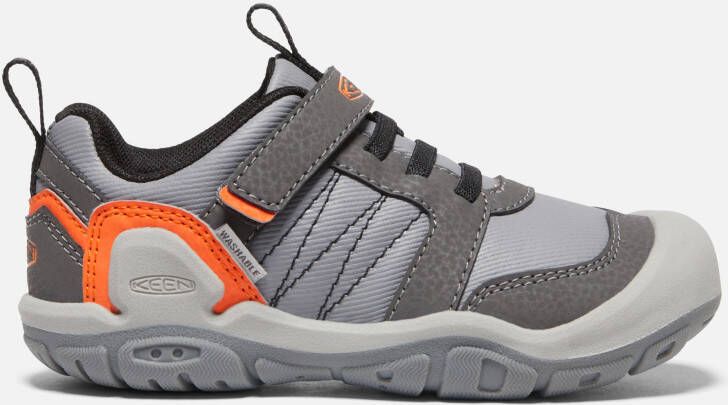 Keen Little Kids' Knotch Peak Sneaker Shoes Size 11 In Magnet Safety Orange