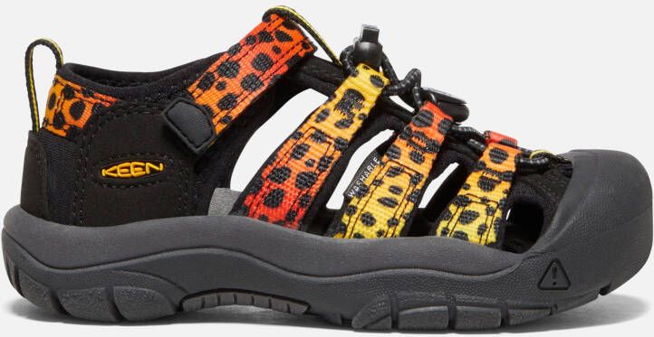 Keen Little Kids' Newport H2 Sandals Size 11 In Cheetah Rainbow