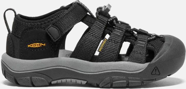 Keen Little Kids' Newport H2 Sandals Size 11 In Black Yellow