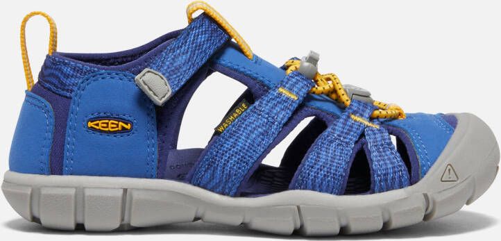 Keen Little Kids' Seacamp II CNX Sandals Size 11 In Bright Cobalt Blue Depths