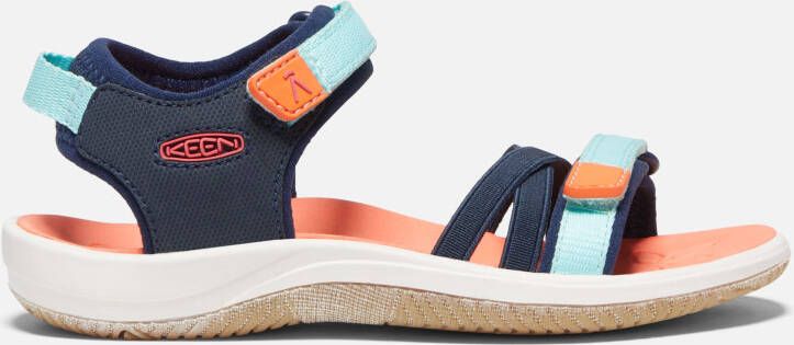 Keen Little Kids' Verano Sandals Size 13 In Black Iris Blue Tint