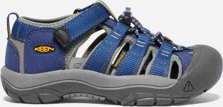 Keen Little Kids' Water Shoes Newport H2 Sandals 10 Blue Depths Gargoyle