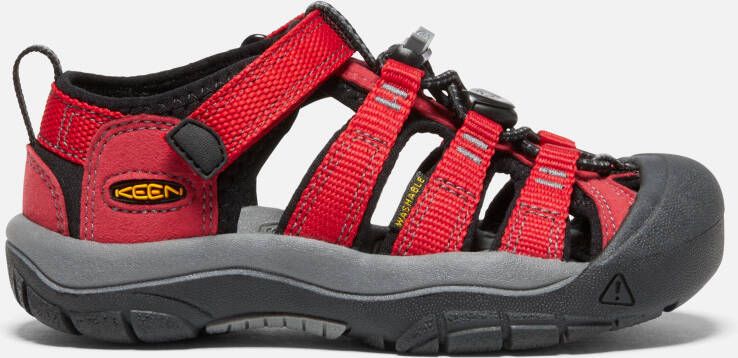 Keen Little Kids' Water Shoes Newport H2 Sandals 11 Ribbon Red Gargoyle