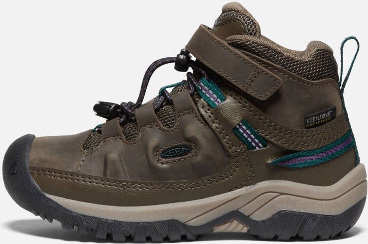 Keen Little Kids Waterproof' Targhee Waterproof Boot Shoes Size 13 In Canteen Charisma