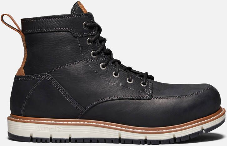 Keen Men's Aluminum Toe Boots San Jose 6" 10.5 Wide Black Caramel Cafe Leather