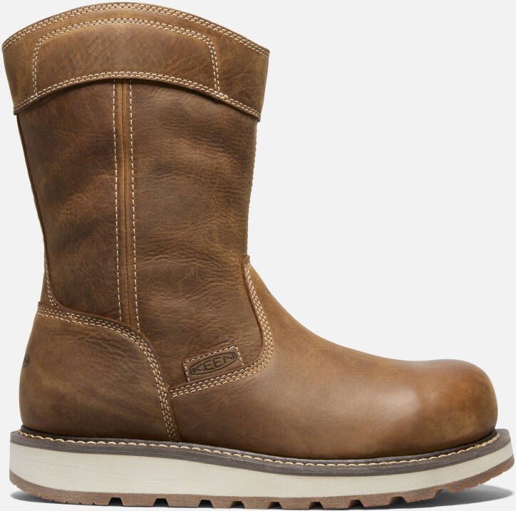 Keen Men's Cincinnati Wellington (Carbon-Fiber Toe) Boots Size 10.5 Wide In Belgian Sandshell