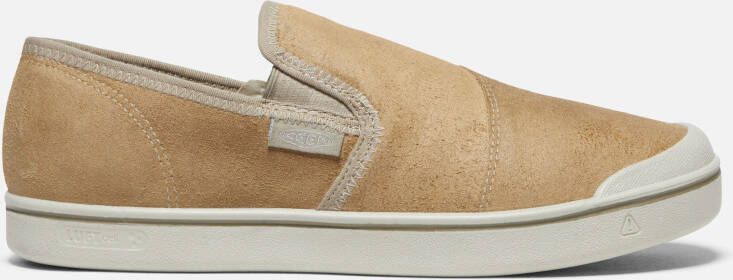 Keen Men's Eldon Harvest Leather Slip-On Shoes Size 10.5 In Beige Silver Birch