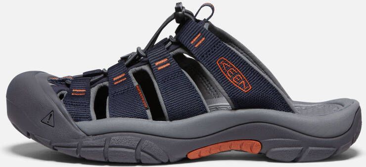 Keen Men's Newport Slide Sandals Size 10.5 In Sky Captain Bombay Brown