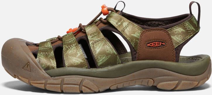 Keen Men's Newport X Smokey Bear Sandals Size 11.5 In Smokey Bear Military Olive