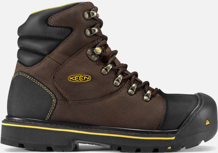 Keen Men's Steel Toe Boot Milwaukee 6" 10.5 Wide Slate Black