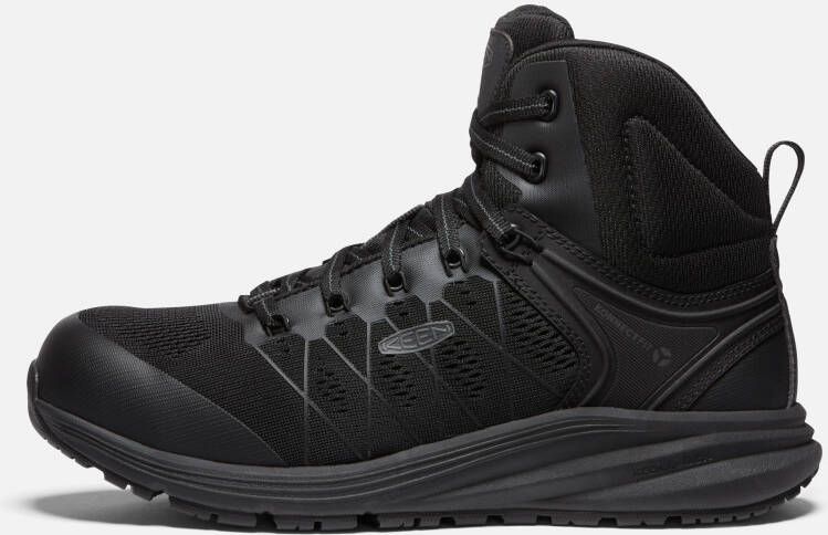 Keen Men's Vista Energy Mid Int Met (Carbon Fiber Toe) Boots Size 11.5 Wide In Black Raven