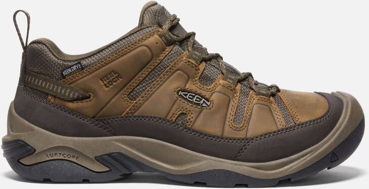 Keen Men's Waterproof Circadia Shoe Size 11.5 In Shitake Brindle