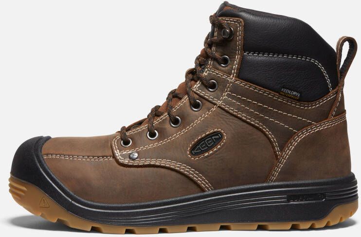 Keen Men's Waterproof Fort Wayne 6" (Soft Toe) Boots Size 13 Wide In Dark Earth Gum
