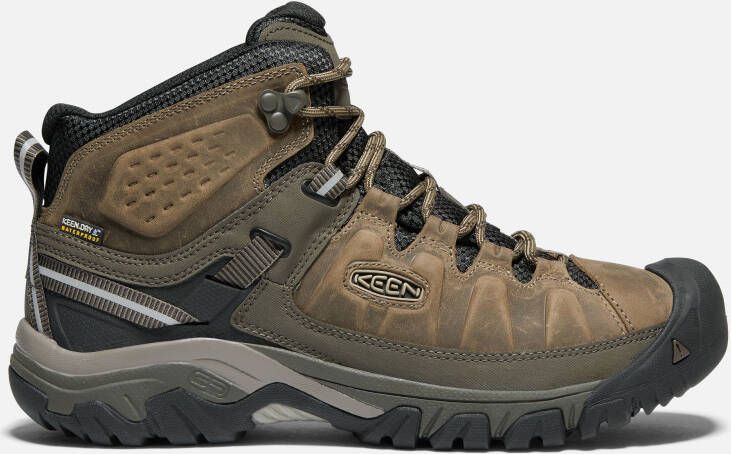 Keen Men's Waterproof Hiking Boots Targhee III Mid 11.5 Bungee Cord Black