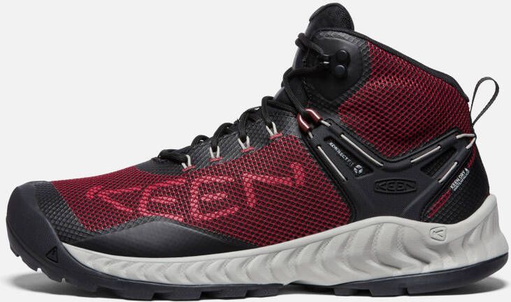 Keen Men's Waterproof Nxis Evo Boot Size 10.5 In Merlot Black