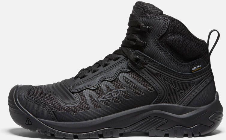 Keen Men's Waterproof Reno Kbf Mid (Soft Toe) Boots Size 11.5 Wide In Black