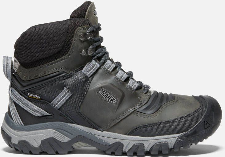 Keen Men's Waterproof Ridge Flex Boot Size 10.5 In Magnet Black